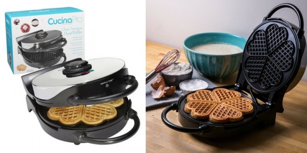 CucinaPro Classic Heart Waffle Maker $59.99 Shipped