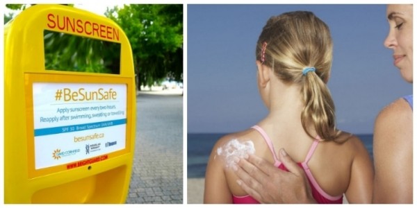 Toronto Adds Free Sunscreen Dispensers!