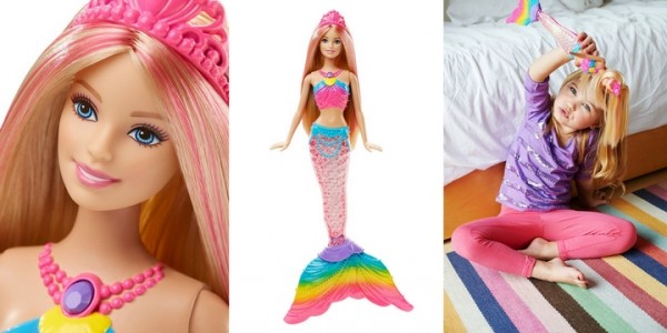 Barbie Rainbow Lights Mermaid $19 @ Walmart.ca