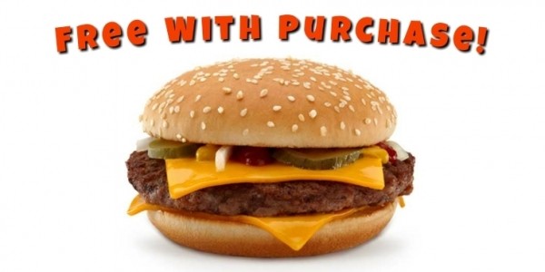 Free Cheeseburger With Any Purchase on September 18th @ McDonald's Canada