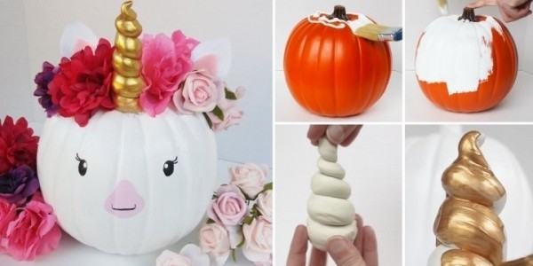 How to Make a Unicorn Pumpkin