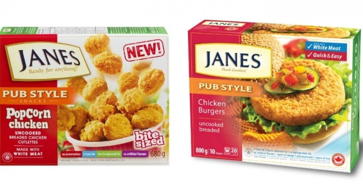 RECALL Janes Frozen Breaded Chicken Due to Salmonella