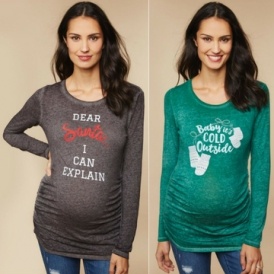 Holiday Maternity Tees from $10