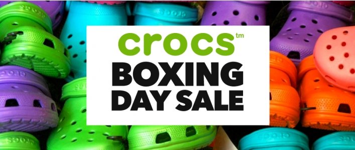 Crocs Canada: Boxing Day