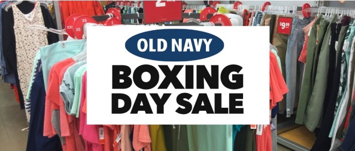 Boxing Day @ Old Navy Canada