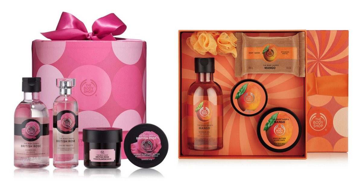 Up to 50 off Select Gift Sets Body Shop