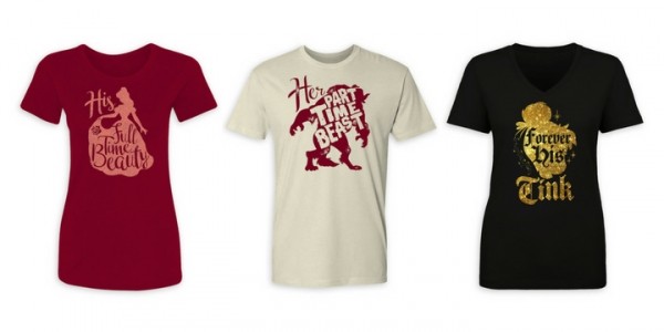 Disney Valentine's Day T-Shirts 2 for $55.19