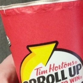 Missing Roll Up the Rim Text?