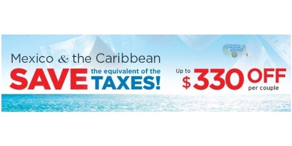 Air Canada: Save $330 per Couple to Mexico & Caribbean