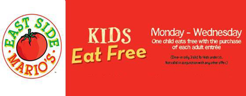 East Side Mario’s Kids Eat Free copy