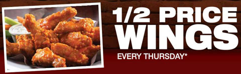 kelseys Wings deal