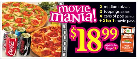 Pizza Pizza Ontario Movie Mania