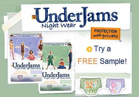 Underjams Night Wear Free Sample
