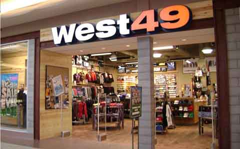West 49 20 Gift Card with Purchase