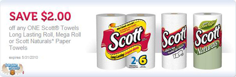 Scott towel coupon