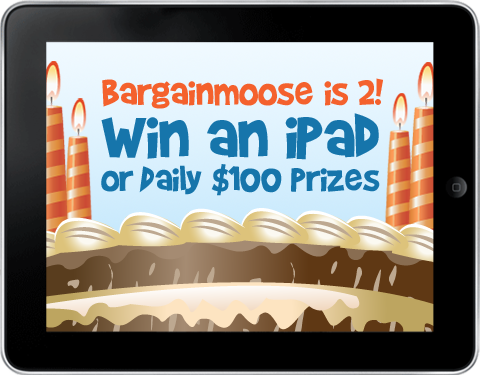 Win An iPad Or Daily $100 Prizes In Bargainmooses HUGE 2nd Birthday Party! 