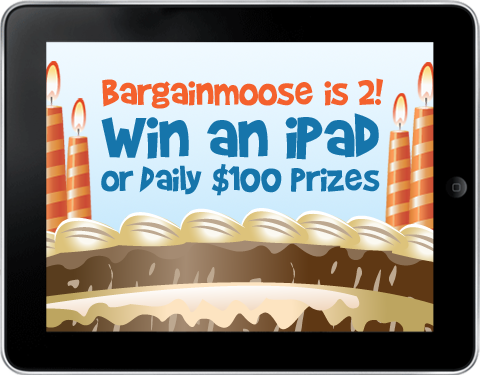 Win An iPad Or Daily $100 Prizes In Bargainmooses HUGE 2nd Birthday Party! 