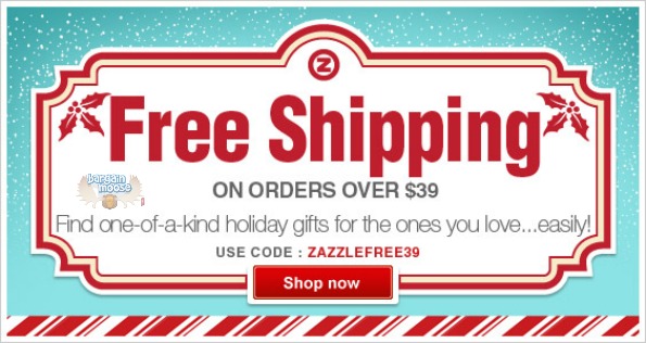 Zazzle free shipping coupon code