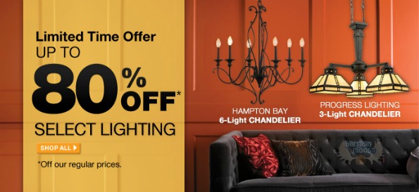 Home Depot Canada Online Only Lighting Sale Save up to 82 Off
