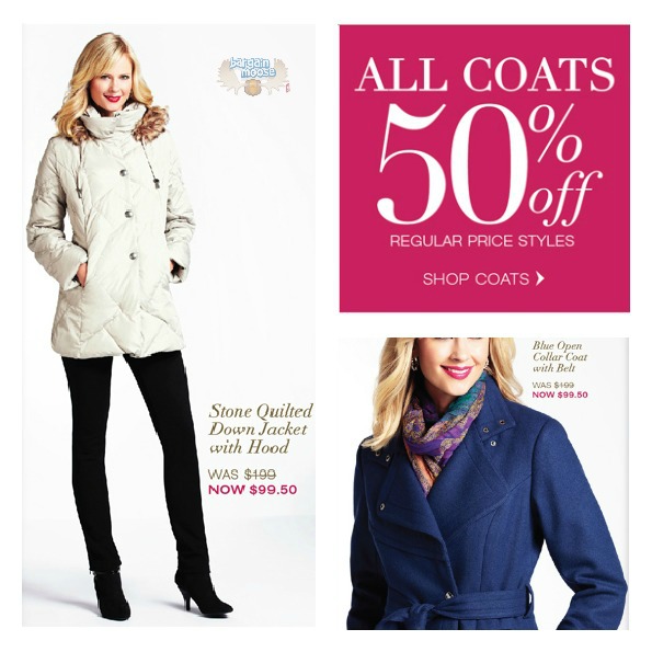 Cleo Canada: This Weekend - 50% Off All Coats