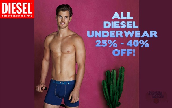 Topdrawers Canada: Diesel Underwear 25 - 40% Off