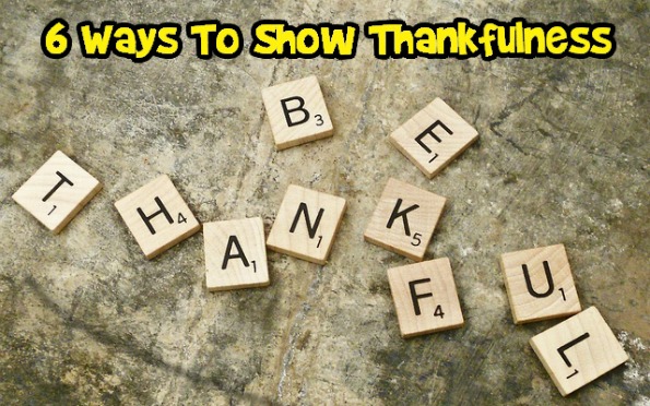 6 Ways for Thanking Stuff