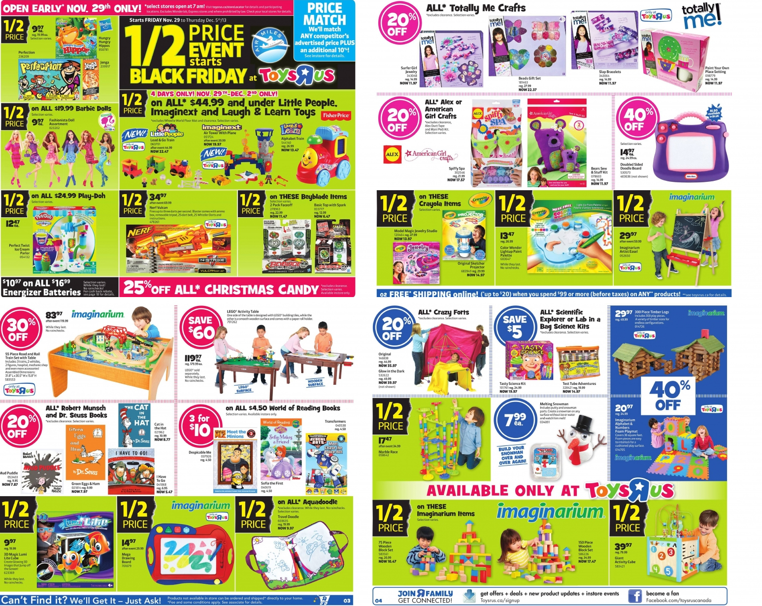 Toys r us store black friday flyer