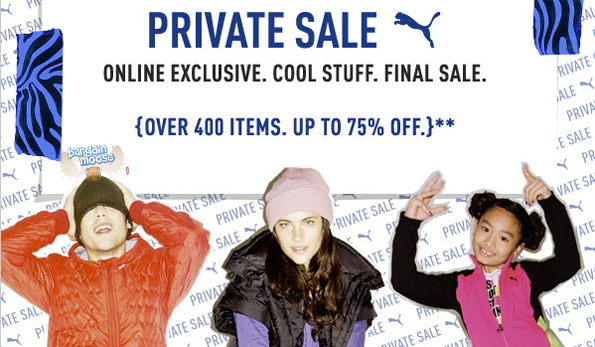 puma canada private sale