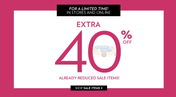 Reitmans Canada: Additional 40% Off Sale Items