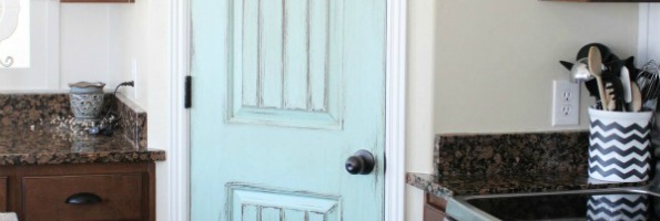 Blue painted door - Pantry - The House of Smiths