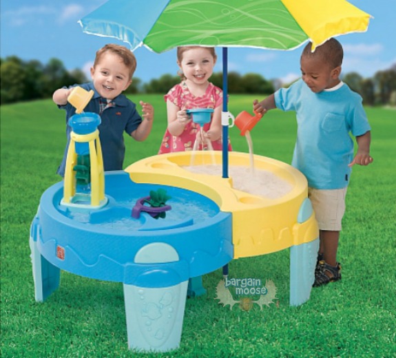 Shady Oasis Sand & Water Play Table