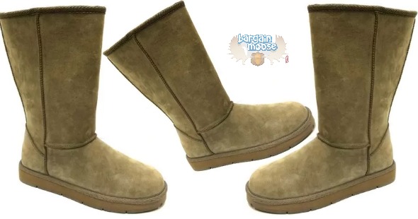 suede ugg style boots