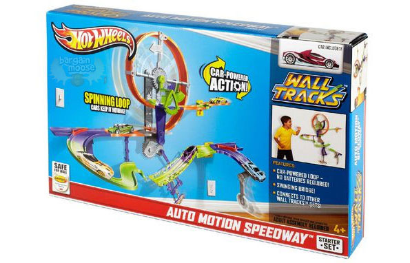 hot wheels spinning loop wall track