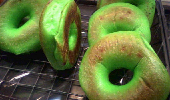 green bagel