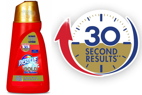 Free Resolve Gold Oxi Action Stain Remover With MIR