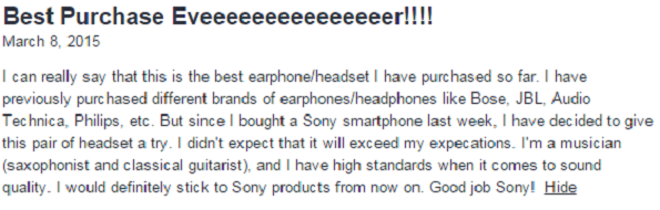 sony headphones