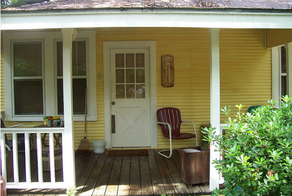 house clean porch