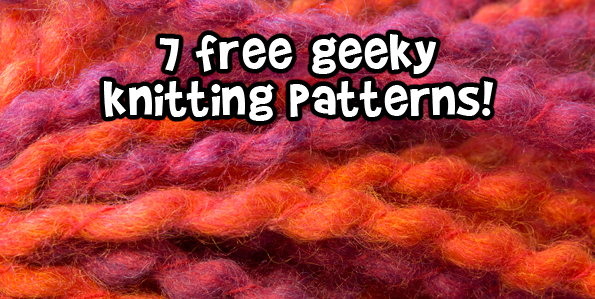 7 Free Geeky Knitting Patterns