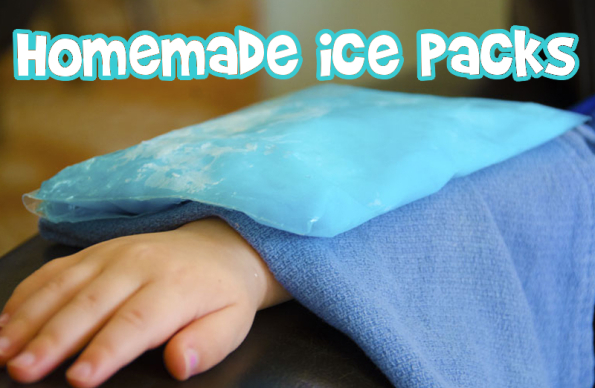 Homemade ice pack discount