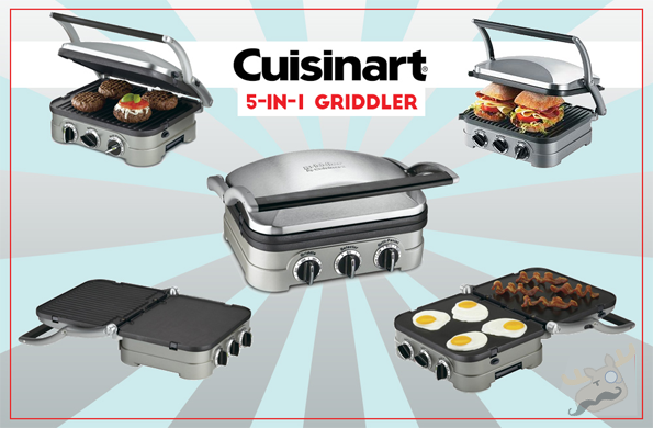 Cuisinart 5 in 1 Griddler FREE Waffle Plates was 140 now from