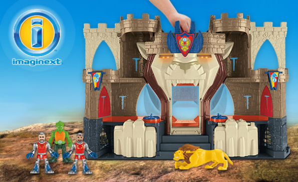 imaginext lion's den castle