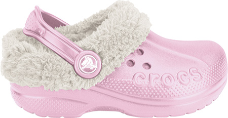 pink fuzz lined crocs