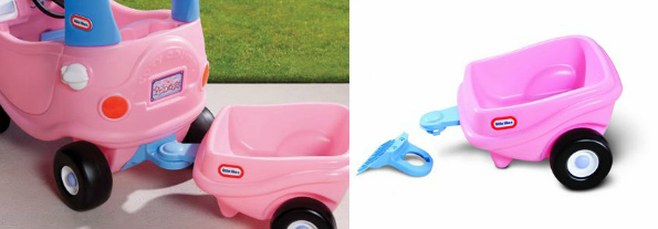 little tikes princess cozy coupe trailer