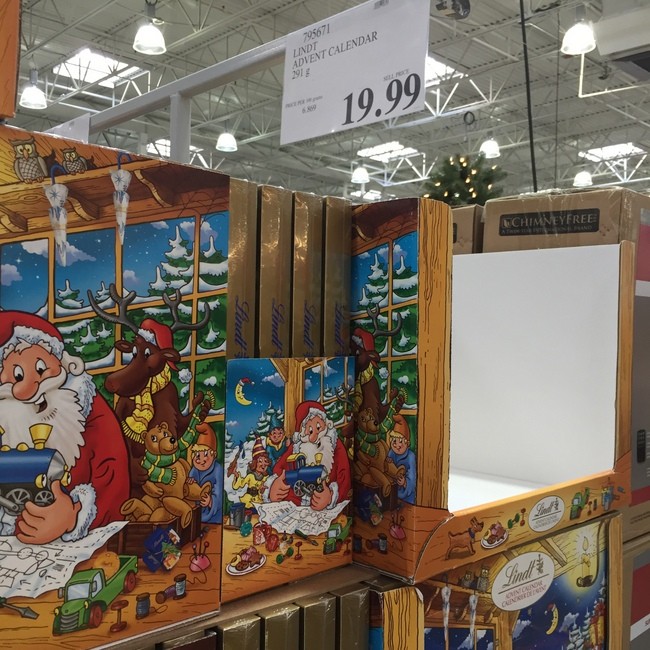 Lindt Advent Calendar Costco