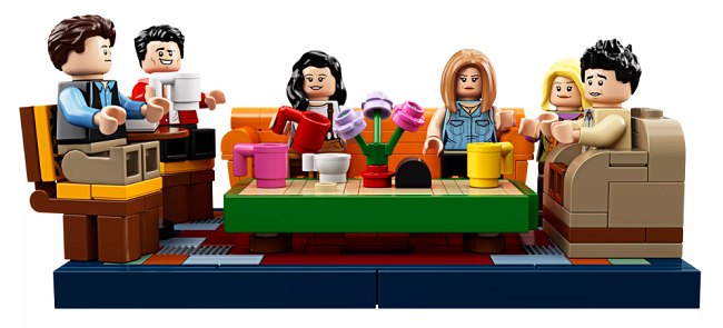 LEGO Friends Minifigures on sofas