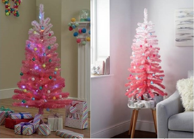 Pink Christmas Trees