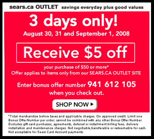 Sears Clearance Coupon Code Movies Alderwood 7