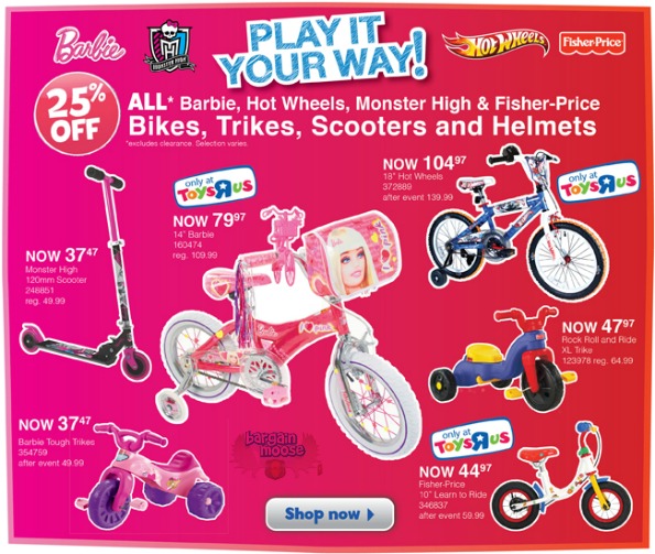 barbie scooter toys r us